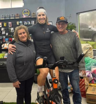 Laranjeirense Sandra Carvalho pedalou 367 km no 1Âº Pedal SolidÃ¡rio 