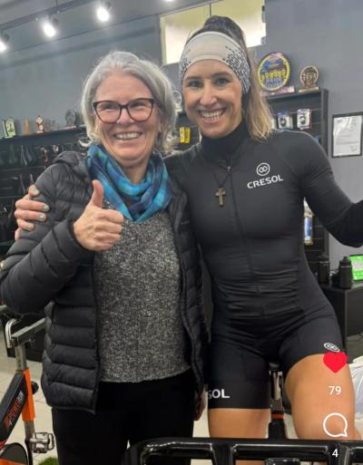 Laranjeirense Sandra Carvalho pedalou 367 km no 1Âº Pedal SolidÃ¡rio 