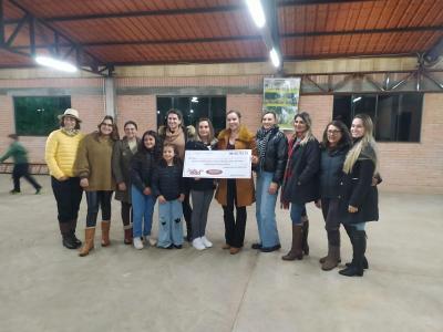 Muladeiros Casco Duro de Laranjeiras do Sul apresentaram o balanÃ§o financeiro do Jantar dos Mil