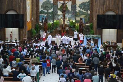 3Âº dia da Novena em Louvor a Padroeira SantÂ´Ana teve benÃ§Ã£o especial para viÃºvos e idosos