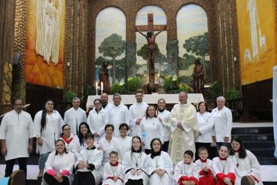 3Âº dia da Novena em Louvor a Padroeira SantÂ´Ana teve benÃ§Ã£o especial para viÃºvos e idosos
