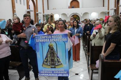 3Âº dia da Novena em Louvor a Padroeira SantÂ´Ana teve benÃ§Ã£o especial para viÃºvos e idosos