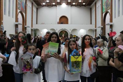 3Âº dia da Novena em Louvor a Padroeira SantÂ´Ana teve benÃ§Ã£o especial para viÃºvos e idosos