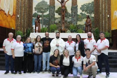 4Âº dia da Novena da Padroeira SantÂ´Ana foi presidida pelo Padre Adriano Toczeck