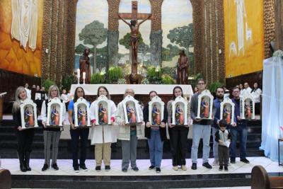 4Âº dia da Novena da Padroeira SantÂ´Ana foi presidida pelo Padre Adriano Toczeck