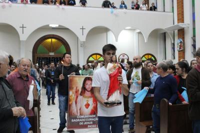 4Âº dia da Novena da Padroeira SantÂ´Ana foi presidida pelo Padre Adriano Toczeck