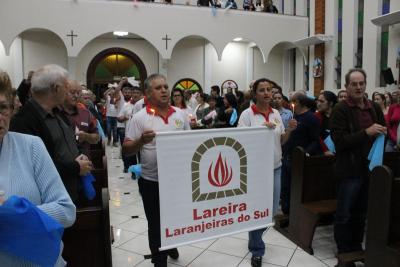 4Âº dia da Novena da Padroeira SantÂ´Ana foi presidida pelo Padre Adriano Toczeck