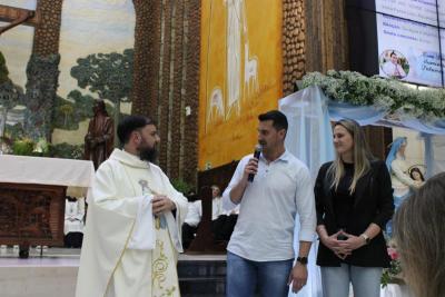 4Âº dia da Novena da Padroeira SantÂ´Ana foi presidida pelo Padre Adriano Toczeck