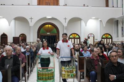 4Âº dia da Novena da Padroeira SantÂ´Ana foi presidida pelo Padre Adriano Toczeck