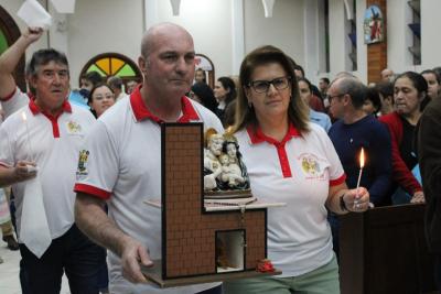 4Âº dia da Novena da Padroeira SantÂ´Ana foi presidida pelo Padre Adriano Toczeck