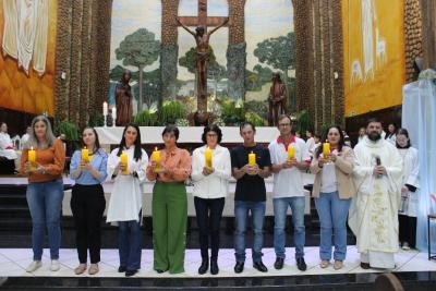 4Âº dia da Novena da Padroeira SantÂ´Ana foi presidida pelo Padre Adriano Toczeck