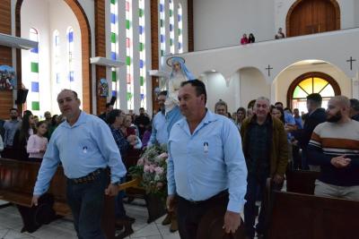 Chegada da Cavalgada com Santa Missa foi o ponto alto da programaÃ§Ã£o deste domingo da Festa de SantÂ´Ana