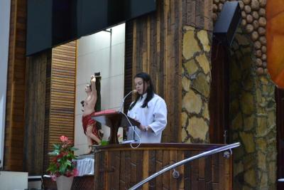 5Âº dia da Novena em louvor a SantÂ´Ana teve a participaÃ§Ã£o do Setor Rio Verde