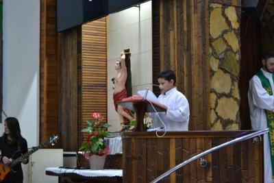 5Âº dia da Novena em louvor a SantÂ´Ana teve a participaÃ§Ã£o do Setor Rio Verde
