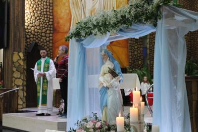 5Âº dia da Novena em louvor a SantÂ´Ana teve a participaÃ§Ã£o do Setor Rio Verde