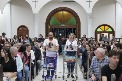 5Âº dia da Novena em louvor a SantÂ´Ana teve a participaÃ§Ã£o do Setor Rio Verde