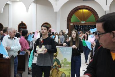 5Âº dia da Novena em louvor a SantÂ´Ana teve a participaÃ§Ã£o do Setor Rio Verde