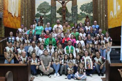 5Âº dia da Novena em louvor a SantÂ´Ana teve a participaÃ§Ã£o do Setor Rio Verde