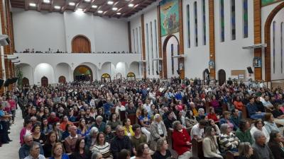5Âº dia da Novena em louvor a SantÂ´Ana teve a participaÃ§Ã£o do Setor Rio Verde