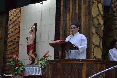 Novena da Padroeira SantÂ´Ana teve benÃ§Ã£o das famÃ­lias no 6Âº dia
