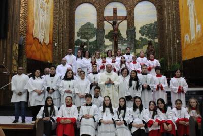 Novena da Padroeira SantÂ´Ana teve benÃ§Ã£o das famÃ­lias no 6Âº dia