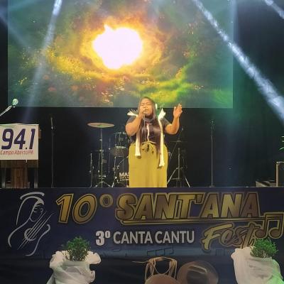 Grandes intÃ©rpretes na segunda noite do 10Âº Santâ€™Ana Fest