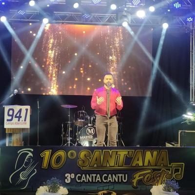 Grandes intÃ©rpretes na segunda noite do 10Âº Santâ€™Ana Fest