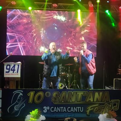 Grandes intÃ©rpretes na segunda noite do 10Âº Santâ€™Ana Fest