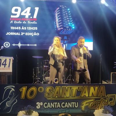 Grandes intÃ©rpretes na segunda noite do 10Âº Santâ€™Ana Fest