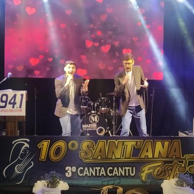 Grandes intÃ©rpretes na segunda noite do 10Âº Santâ€™Ana Fest