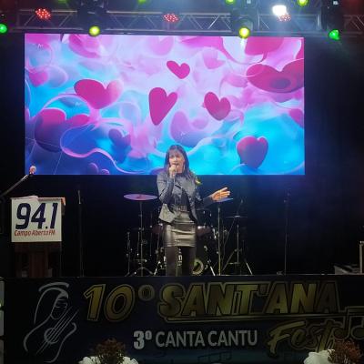 Grandes intÃ©rpretes na segunda noite do 10Âº Santâ€™Ana Fest