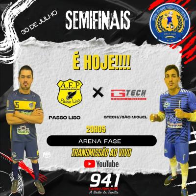 Nesta terÃ§a-feira, 30, clÃ¡ssicos pela Semifinal da Copa Garotinho de Futsal Livre 