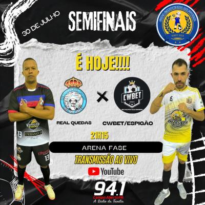 Nesta terÃ§a-feira, 30, clÃ¡ssicos pela Semifinal da Copa Garotinho de Futsal Livre 