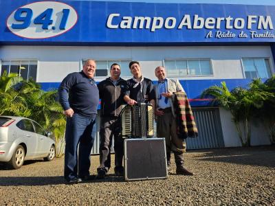 Edson Silva colaborador da RÃ¡dio Campo Aberto Ã© o Gaiteiro escolhido para integrar a equipe do Projeto do Rio Grande ao Pantanal