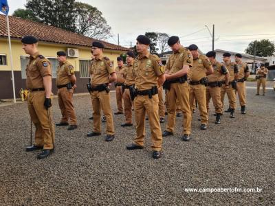 10Âª CIA Independente da PolÃ­cia Militar realiza cerimÃ´nia em comemoraÃ§Ã£o aos 170 da Policia Militar do ParanÃ¡.