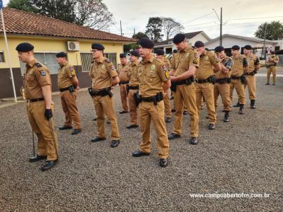 10Âª CIA Independente da PolÃ­cia Militar realiza cerimÃ´nia em comemoraÃ§Ã£o aos 170 da Policia Militar do ParanÃ¡.