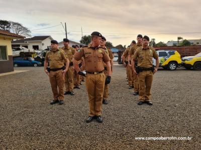 10Âª CIA Independente da PolÃ­cia Militar realiza cerimÃ´nia em comemoraÃ§Ã£o aos 170 da Policia Militar do ParanÃ¡.