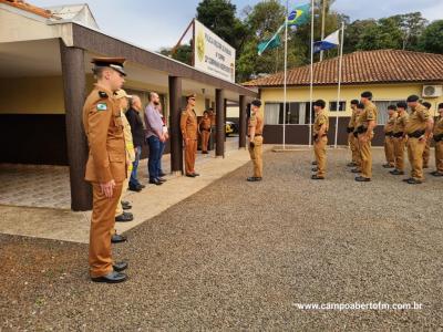10Âª CIA Independente da PolÃ­cia Militar realiza cerimÃ´nia em comemoraÃ§Ã£o aos 170 da Policia Militar do ParanÃ¡.