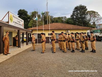 10Âª CIA Independente da PolÃ­cia Militar realiza cerimÃ´nia em comemoraÃ§Ã£o aos 170 da Policia Militar do ParanÃ¡.