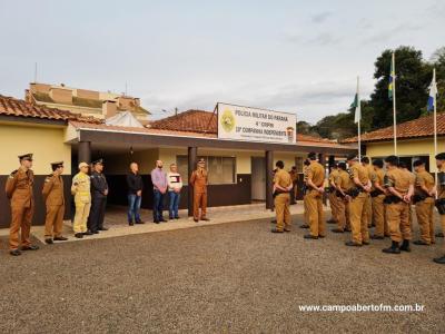 10Âª CIA Independente da PolÃ­cia Militar realiza cerimÃ´nia em comemoraÃ§Ã£o aos 170 da Policia Militar do ParanÃ¡.