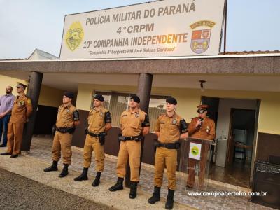 10Âª CIA Independente da PolÃ­cia Militar realiza cerimÃ´nia em comemoraÃ§Ã£o aos 170 da Policia Militar do ParanÃ¡.