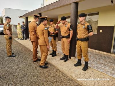 10Âª CIA Independente da PolÃ­cia Militar realiza cerimÃ´nia em comemoraÃ§Ã£o aos 170 da Policia Militar do ParanÃ¡.
