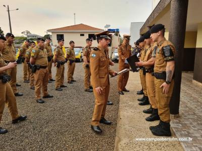 10Âª CIA Independente da PolÃ­cia Militar realiza cerimÃ´nia em comemoraÃ§Ã£o aos 170 da Policia Militar do ParanÃ¡.