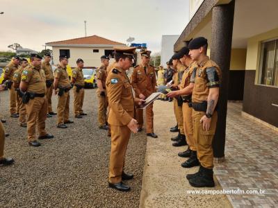 10Âª CIA Independente da PolÃ­cia Militar realiza cerimÃ´nia em comemoraÃ§Ã£o aos 170 da Policia Militar do ParanÃ¡.