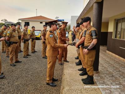 10Âª CIA Independente da PolÃ­cia Militar realiza cerimÃ´nia em comemoraÃ§Ã£o aos 170 da Policia Militar do ParanÃ¡.
