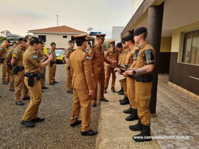 10Âª CIA Independente da PolÃ­cia Militar realiza cerimÃ´nia em comemoraÃ§Ã£o aos 170 da Policia Militar do ParanÃ¡.
