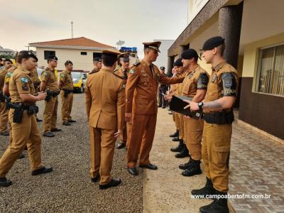 10Âª CIA Independente da PolÃ­cia Militar realiza cerimÃ´nia em comemoraÃ§Ã£o aos 170 da Policia Militar do ParanÃ¡.