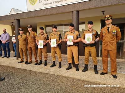 10Âª CIA Independente da PolÃ­cia Militar realiza cerimÃ´nia em comemoraÃ§Ã£o aos 170 da Policia Militar do ParanÃ¡.