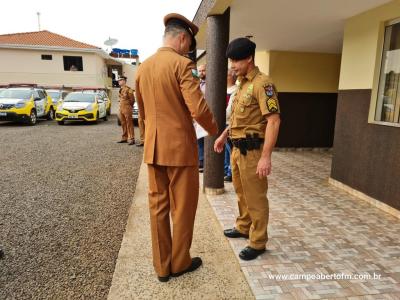 10Âª CIA Independente da PolÃ­cia Militar realiza cerimÃ´nia em comemoraÃ§Ã£o aos 170 da Policia Militar do ParanÃ¡.