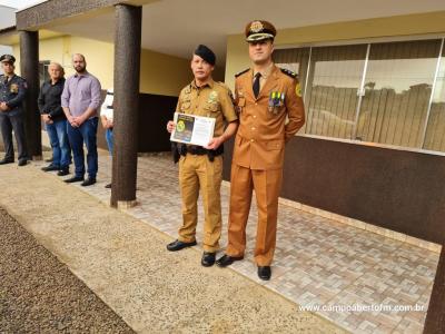 10Âª CIA Independente da PolÃ­cia Militar realiza cerimÃ´nia em comemoraÃ§Ã£o aos 170 da Policia Militar do ParanÃ¡.